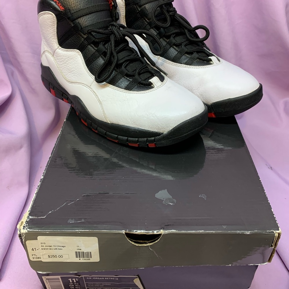 Air Jordan 10 Retro Chicago Bulls (2012) Men's - 310805-100 Size 11.5! Excellent